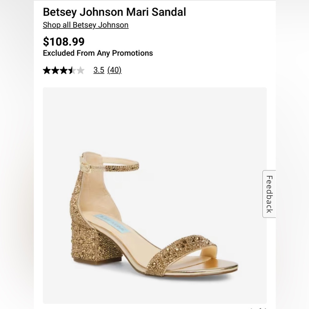 Betsey Johnson Mari Sandal - Picture 3 of 10